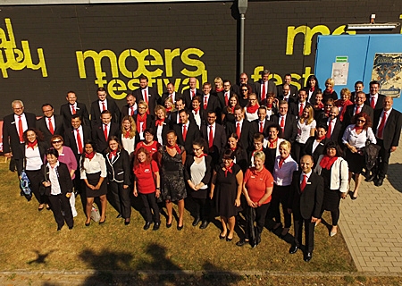 Flogdrohne sah Sparkassenrot