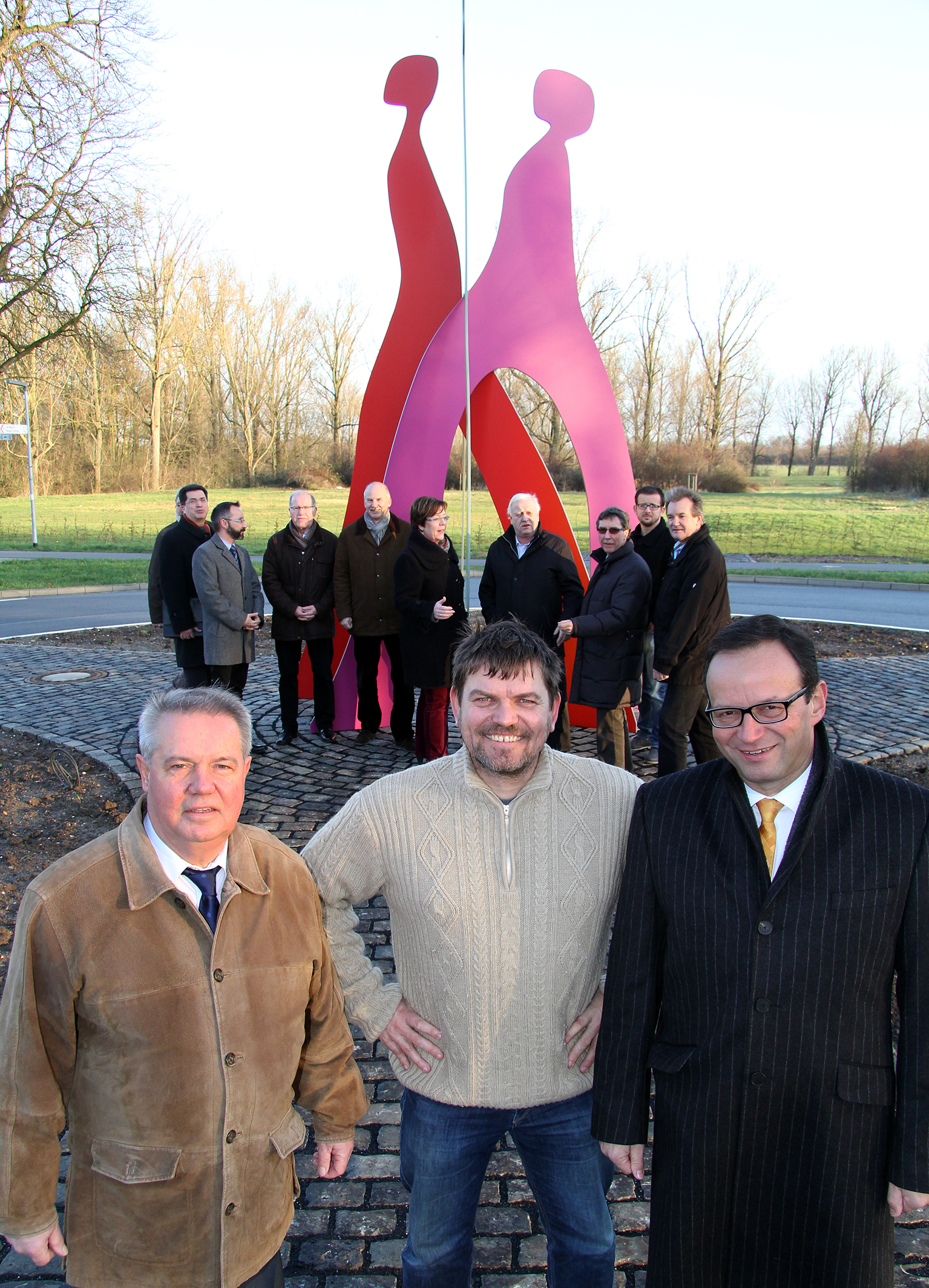 presseKreisverkehrSkulptur